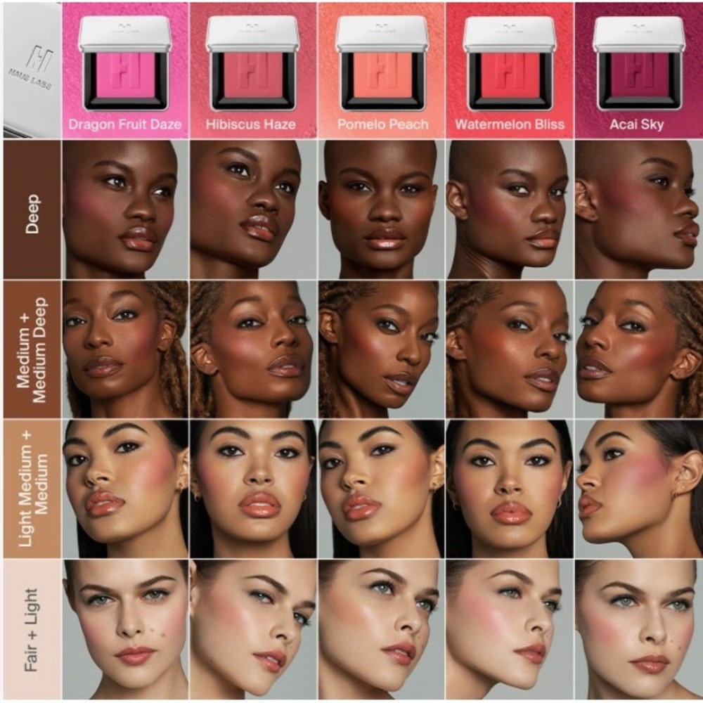 Haus Labs Color Fuse Blush Watermelon Bliss Universal Red Velvet Matte 11g - Picture 6 of 6